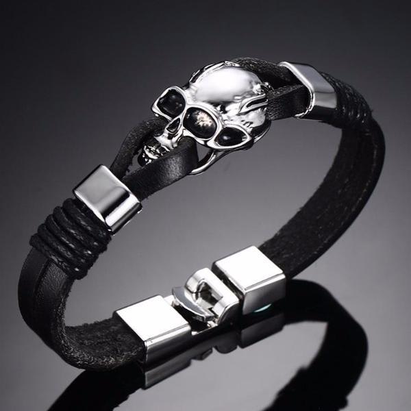 Gratuit - Bracelet Gothique Skull Dark Label Shop