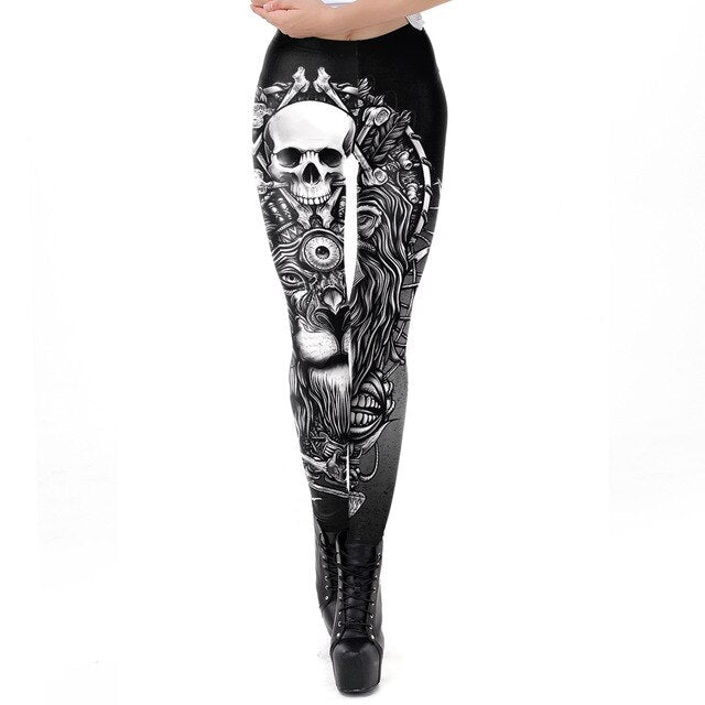 Leggings Style Gothique Punk Rock