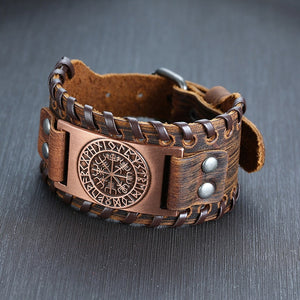 bracelet-boussole-viking-en-cuir-dark-label-shop