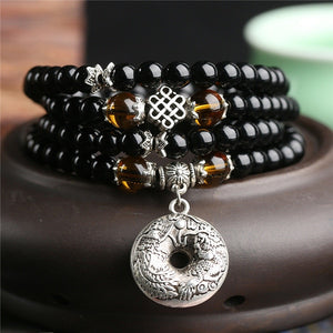 Bracelet Chakras Bouddha Zen pierres naturelle purification et bonheur