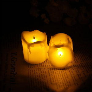 acheter bougies à LED décoratives à flammes vacillante soirée ambiance