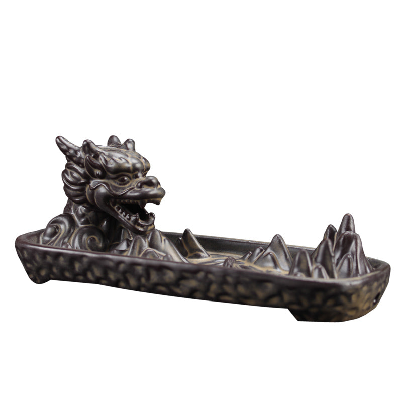 Acheter Brûleur porte-encens Dragon original en céramique envoûtant