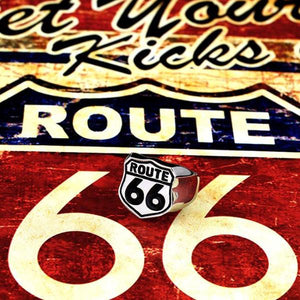 Bague Biker Route 66