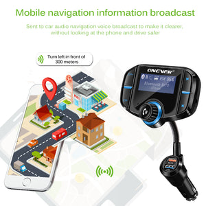 Le meilleur Kit Voiture Bluetooth transmetteur FM avec chargeur mp3 fun