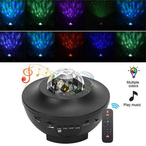 Nouveaux Projecteur LED d’ambiance et Enceinte Musique avec Télécommande | Dark Label Shop